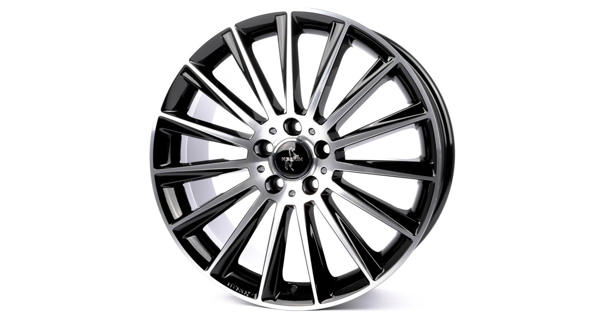 KESKIN KT18 Turbo BLACK FRONT POLISH 8x18 5/112 ET45 Alésage 72,6