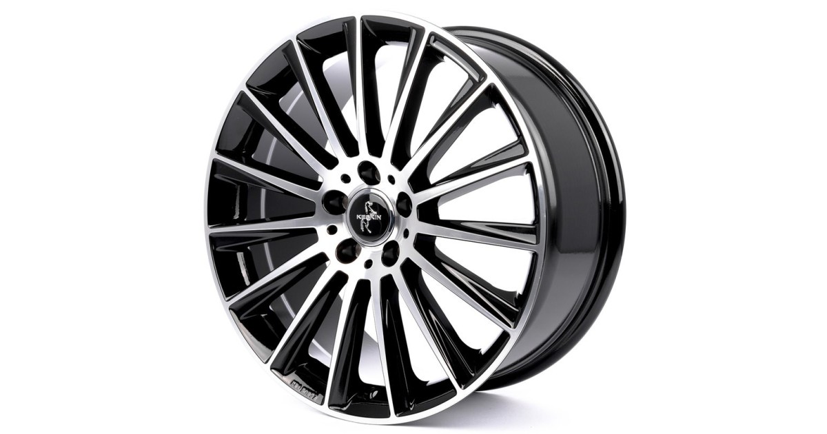 KESKIN KT18 Turbo BLACK FRONT POLISH 8,x18 5/112 ET30 ,Alésage 72,6