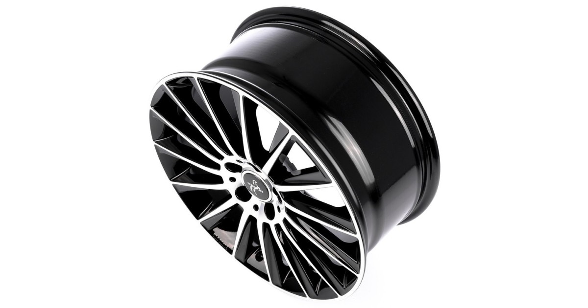 KESKIN KT18 Turbo BLACK FRONT POLISH 8,x18 5/112 ET30 ,Alésage 72,6