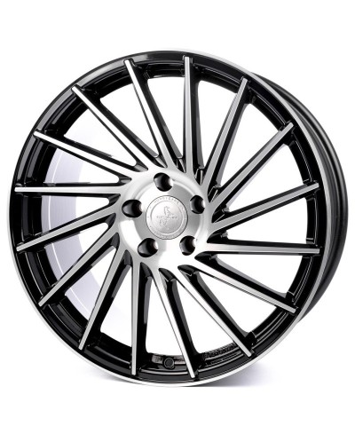 KESKIN KT17 Hurricane black front polish 9x20 5/ 112 ET40 ,Alésage 66,6