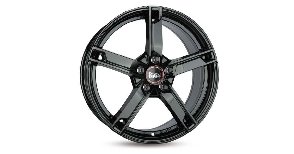MAM W4 BLACK PAINTED 7,5x18 5/112 ET33 Alésage 66,6