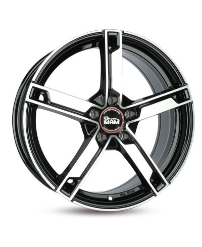 MAM W4 BLACK FRONT POLISH 7,5x18 5/120 ET35 Alésage 72,6