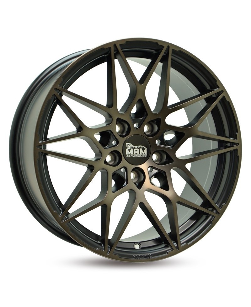 MAM B2 MATT BLACK BRONZE 8,5x19 5/120 ET35 Alésage 72,6