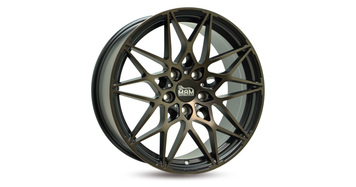 MAM B2 MATT BLACK BRONZE 8x18 5/112 ET30 Alésage 72,6