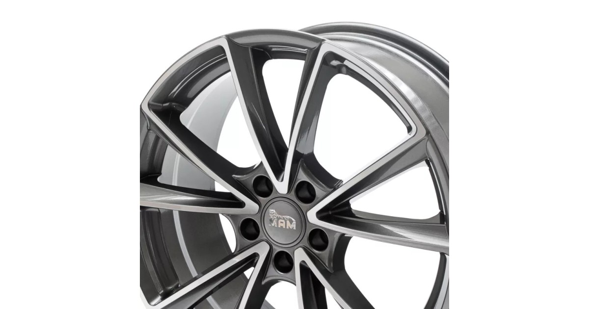 MAM A5 PALLADIUM FRONT POLISH 8x19 5/ 112 ET45 , Alésage 66,6