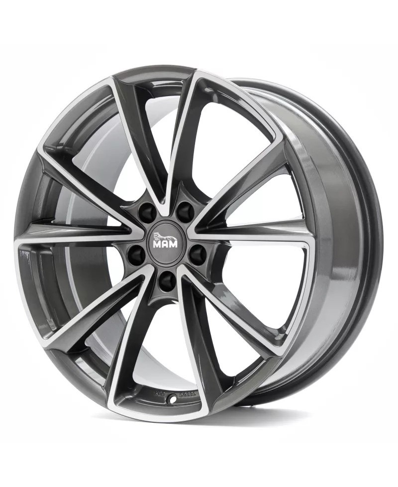 MAM A5 PALLADIUM FRONT POLISH 8x19 5/ 112 ET30 , Alésage 66,6