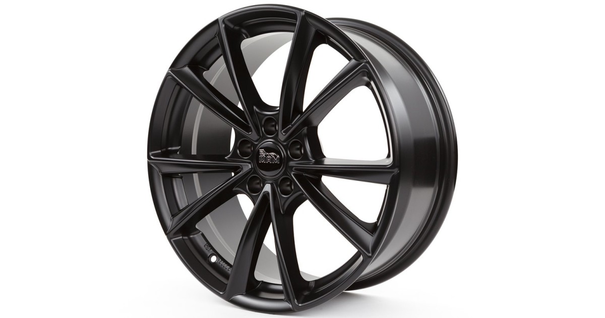 MAM A5 MATT BLACK PAINTED 8,5x20 5/112 ET45 Alésage 66,6