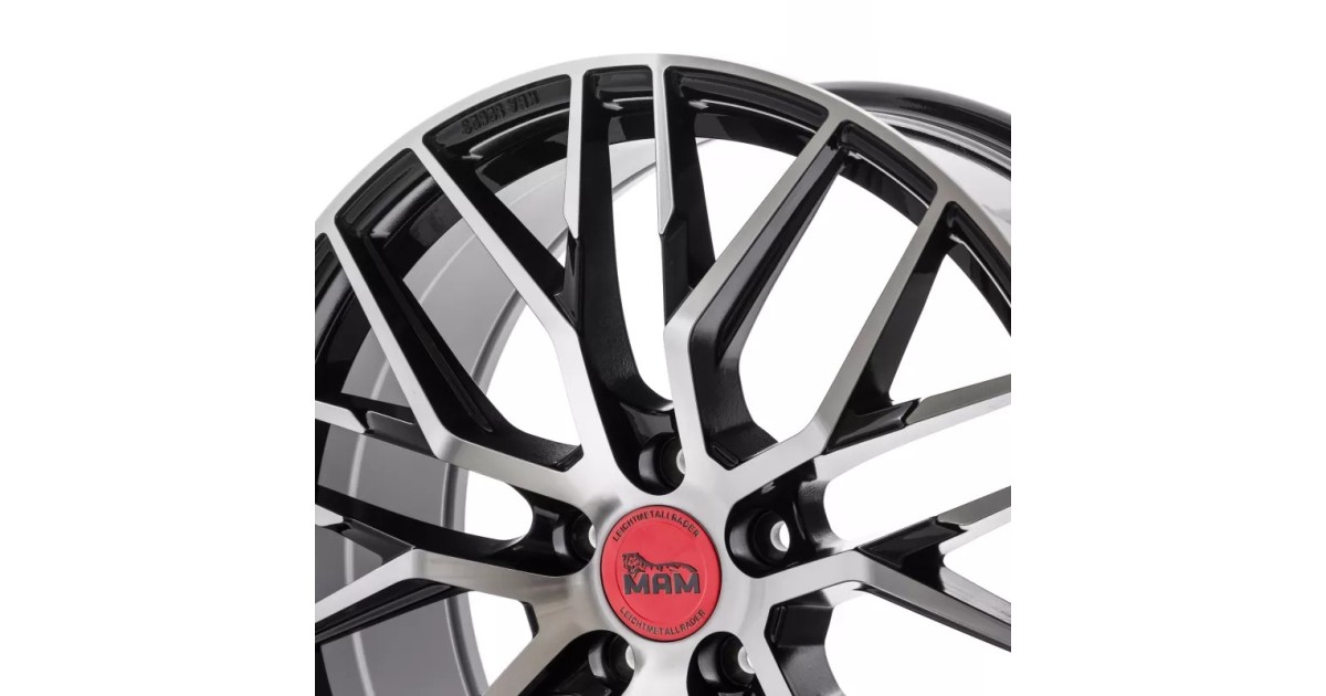MAM RS4 BLACK FRONT POLISH 8,5x19 5/112 ET45 Alésage 72,6