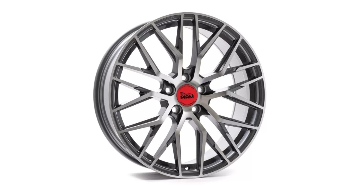 MAM RS4 PALLADIUM FRONT POLISH 8,5x19 5/108 ET45 Alésage 72,6