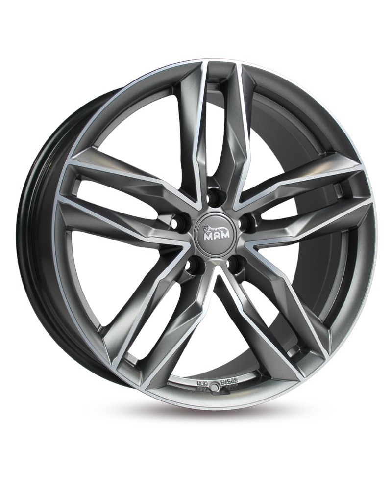 MAM RS3 Matt palladium front polish 8x18 5/ 114,3 ET45 , Alésage 72,6