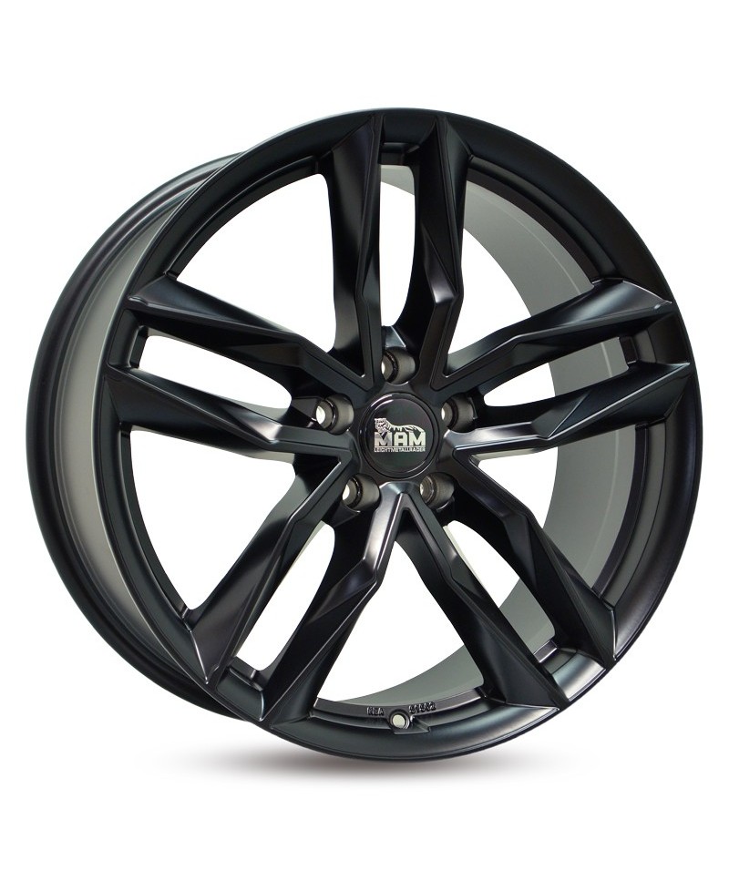 MAM RS3 MATT BLACK PAINTED 7x16 5/112 ET48 ,Alésage 66,6