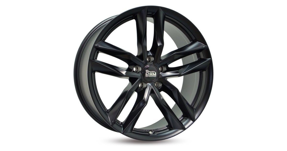 MAM RS3 MATT BLACK PAINTED 7x16 5/112 ET48 ,Alésage 66,6
