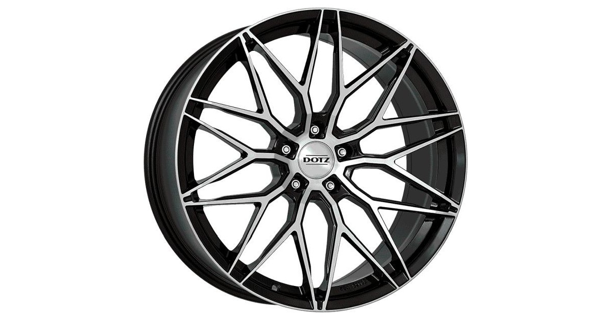 Jante ALU, Dotz SUZUKA/BPF/ET35 BLACK/POLISHED FRONT, 8X18 5/120 ET35, Alésage 72.60