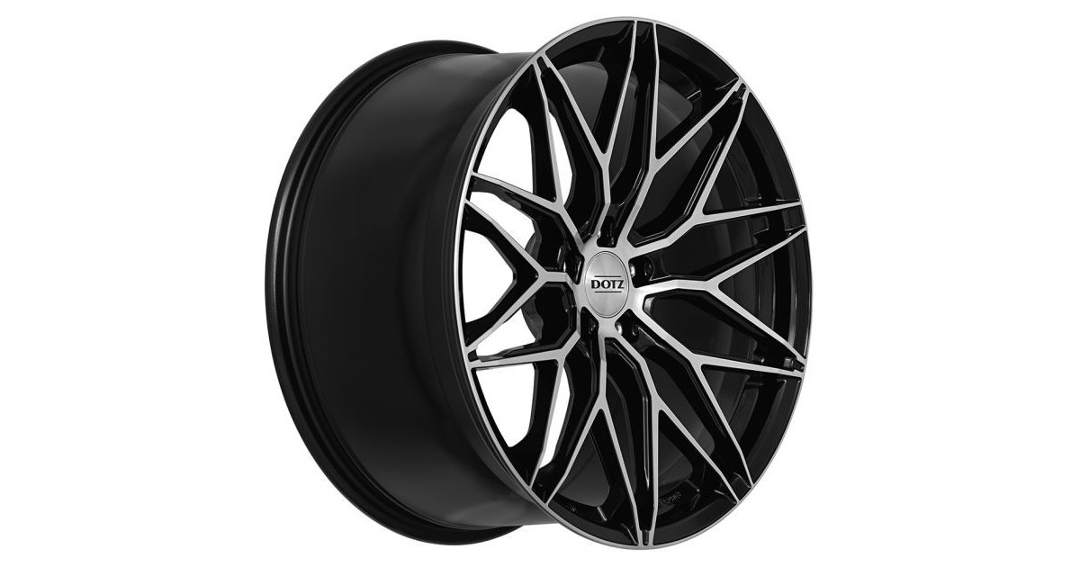Jante ALU, Dotz SUZUKA/BPF/ET35 BLACK/POLISHED FRONT, 8X18 5/120 ET35, Alésage 72.60