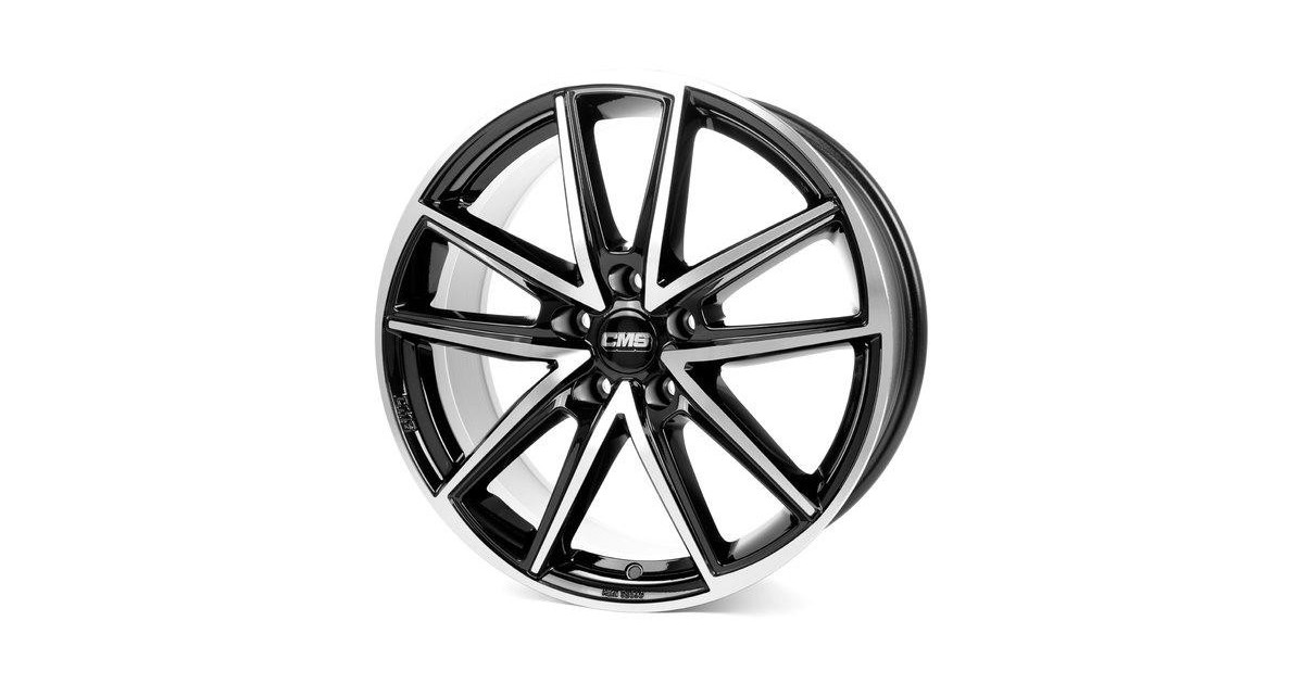 Jante ALU, CMS C30 Diamant Noir Brillant, 7X17 5/114.3 ET45, Alésage 67.2