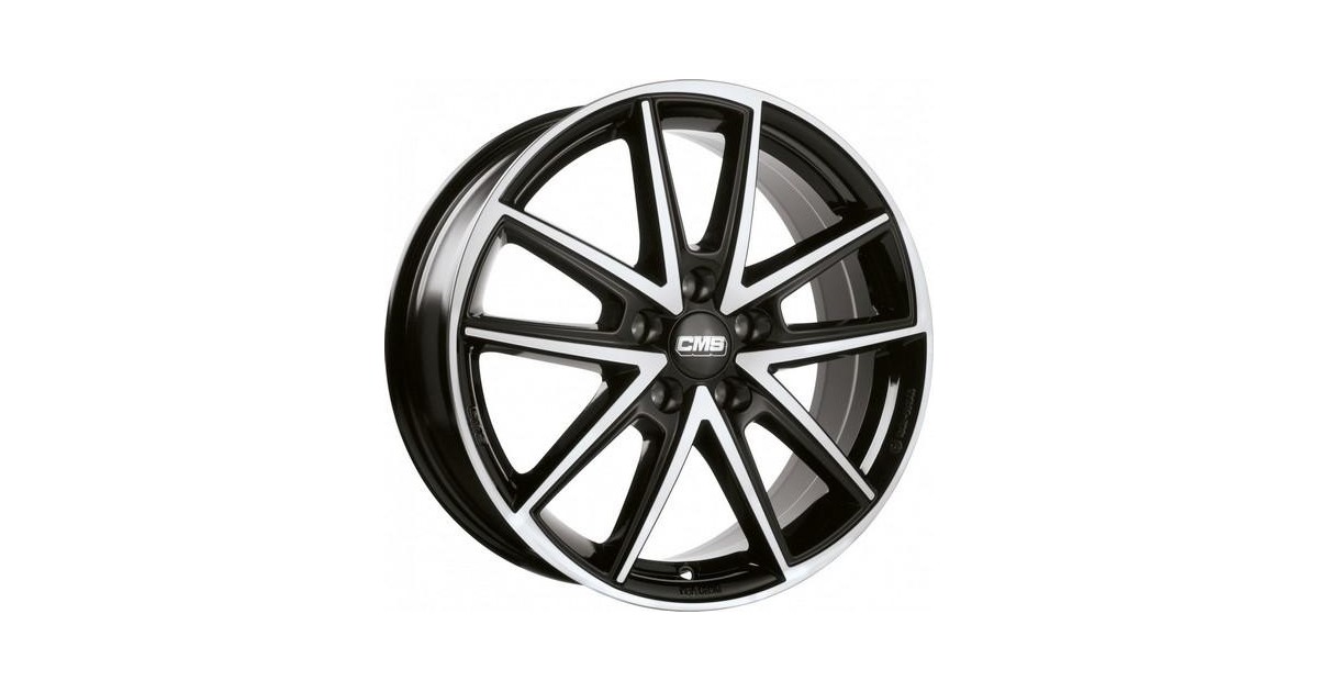 Jante ALU, CMS C30 Diamant Noir Brillant, 7X17 5/114.3 ET45, Alésage 67.2