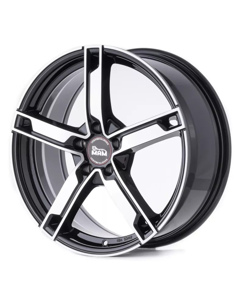 MAM W4 BLACK FRONT POLISH 7,5x18 5/114,3 ET45 Alésage 72,6
