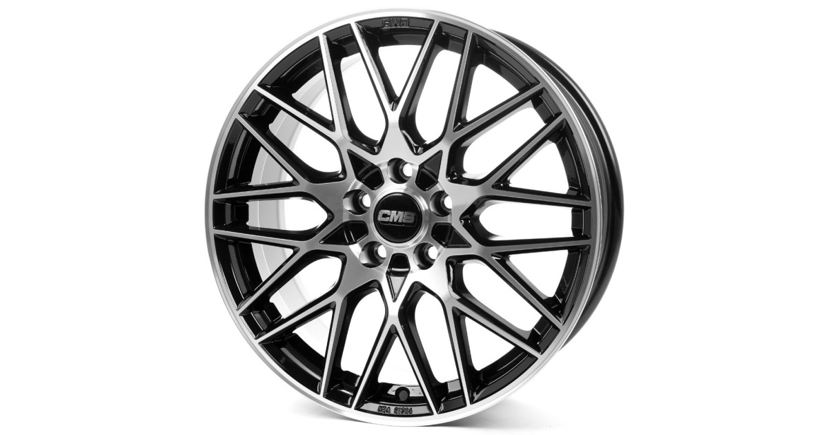 CMS 8x19 5/112 ET30 C25 Diamant Schwarz ,alésage 66.6(5)