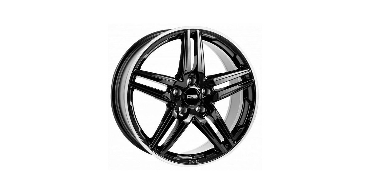 Jante ALU, CMS C29 Noir Bride Poli Brillant, 7.5X17 5/112 ET40, Alésage 66.6