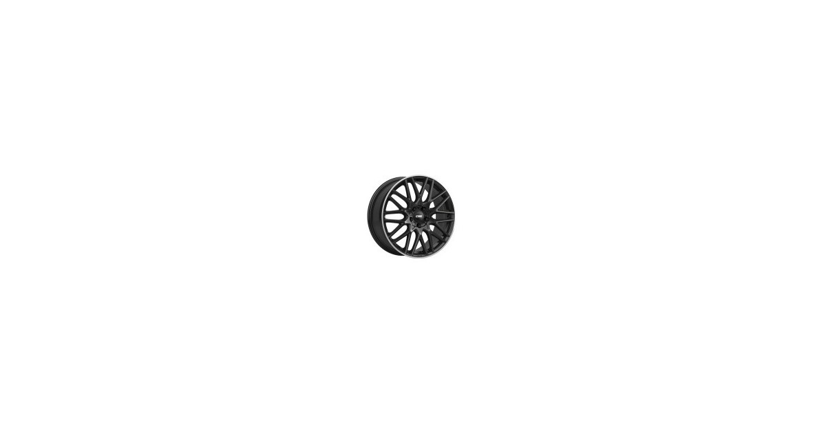 CMS 7x17 5/112 ET49 C25 Diamond Rim Black , alésage 57.1