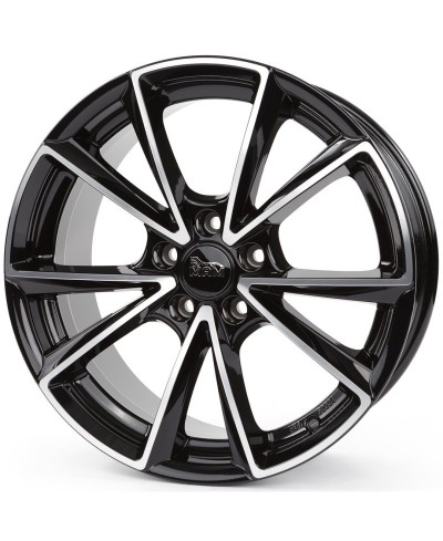 MAM A5 BLACK FRONT POLISH  8x18 5/112 ET35 ,Aésage  66,6