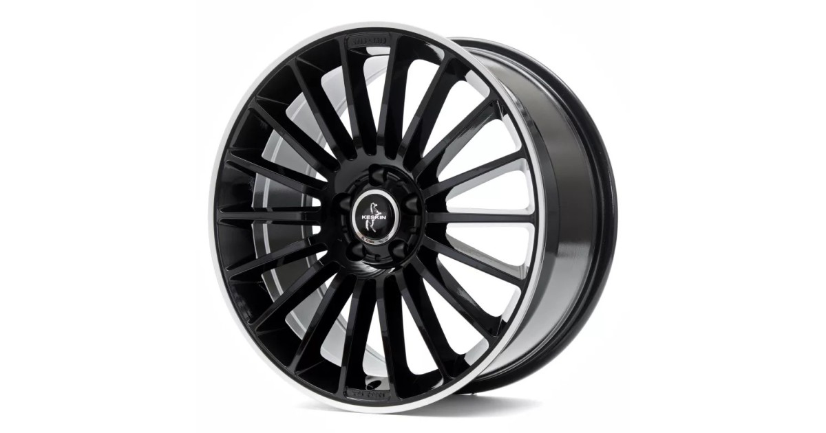 KESKIN KT15 Black lip polish 7x17 5/ 114,3 ET40 , Alésage 72,6