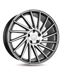 KESKIN KT17 Hurricane PALLADIUM FRONT POLISH 8x18 5/112 ET30 Alésage 72,6