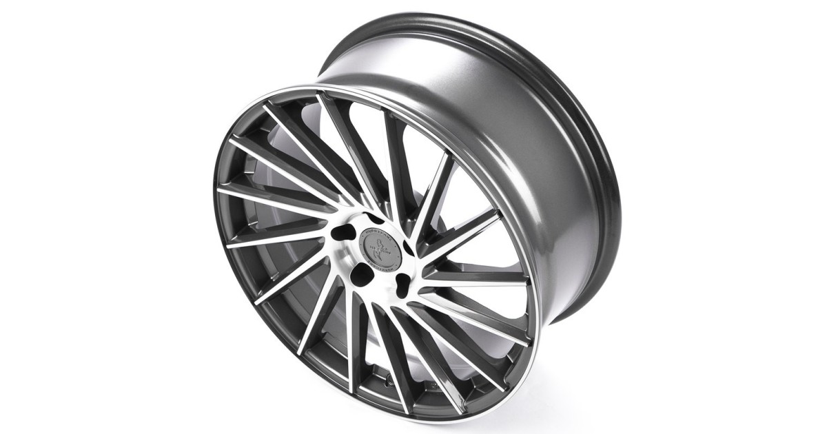KESKIN KT17 Hurricane PALLADIUM FRONT POLISH 8x18 5/112 ET30 Alésage 72,6