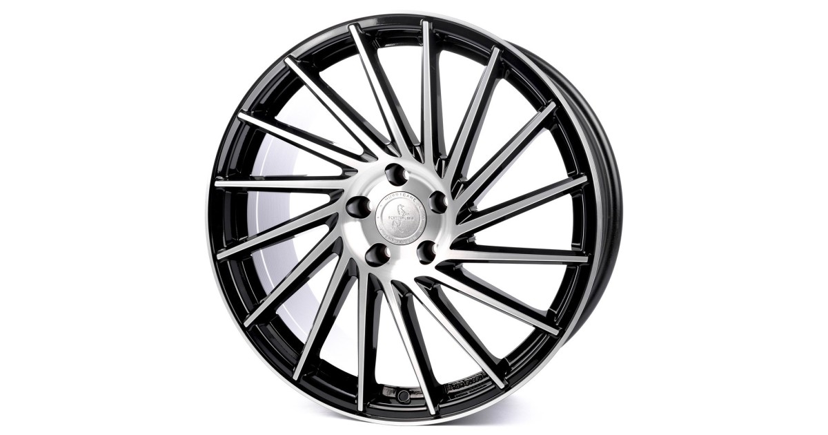 KESKIN KT17 Hurricane  BLACK FRONT POLISH 8x18 5/112 ET45 Alésage 72,6