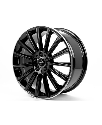 KESKIN KT18 Turbo BLACK LIP POLISH 8x18 5/112 ET30 Alésage 72,6