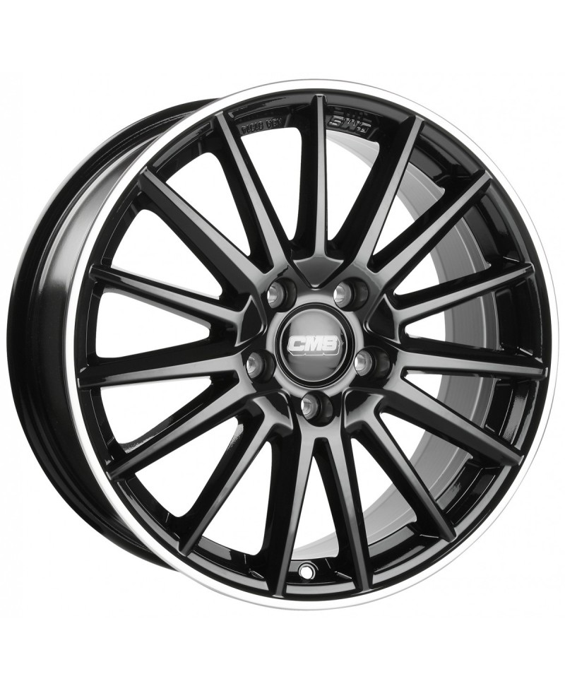 Jante ALU, CMS C23 Diamond rim black 8X18 5/ 114.3 ET35, Alésage 67.1