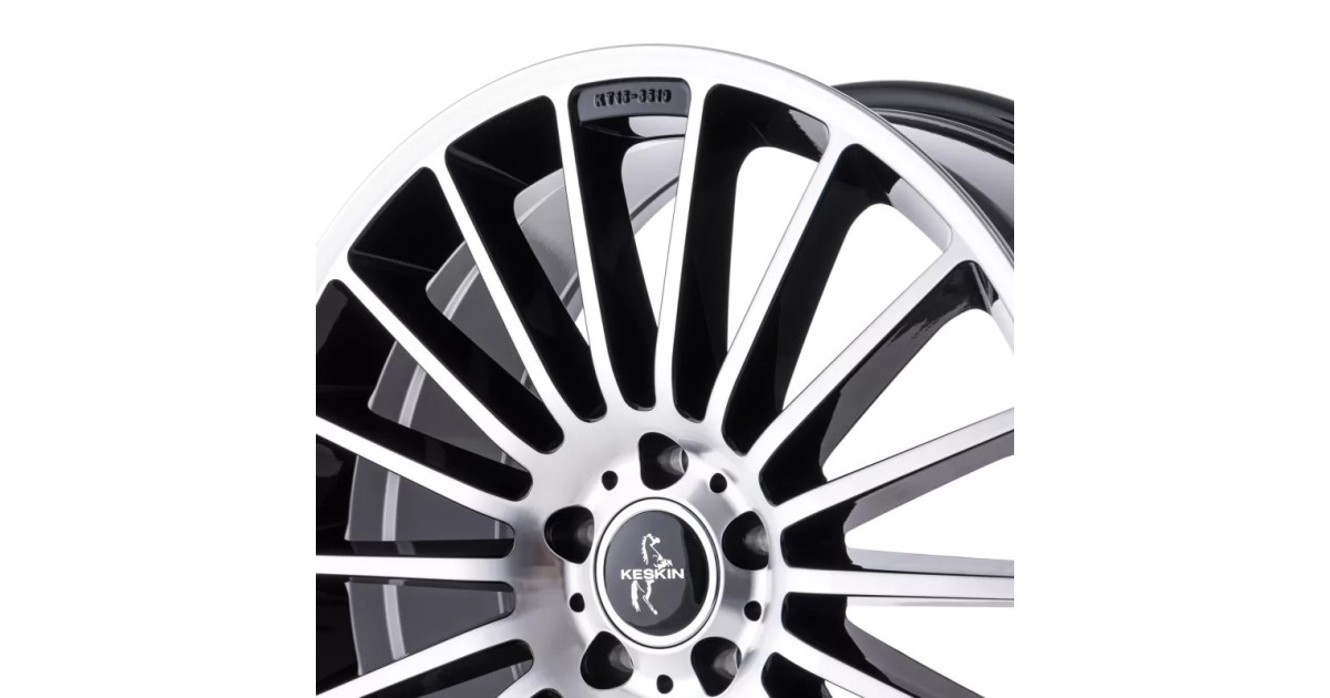 Keskin KT15 Speed black front polish 8x18 5/ 112 ET45 Alésage 66,6