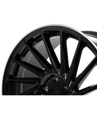 KESKIN KT17 Hurricane BLACK LIP POLISH 8x18 5/112 ET45 Alésage 72,6