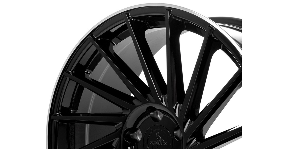 KESKIN KT17 Hurricane BLACK LIP POLISH 8x18 5/112 ET45 Alésage 72,6