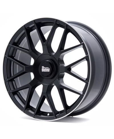 MAM GT1 MATT BLACK LIP POLISH 8x18 5/ 100 + 112 , ET45 , Alésage 66,6