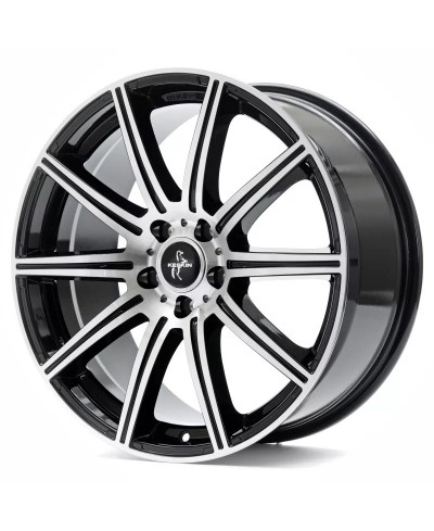 KESKIN KT16 Dynamic BLACK FRONT POLISH 8,5x19 5/112 ET45 Alésage 66,6