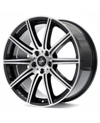 KESKIN KT16 Dynamic BLACK FRONT POLISH 8,5x19 5/112 ET45 Alésage 66,6