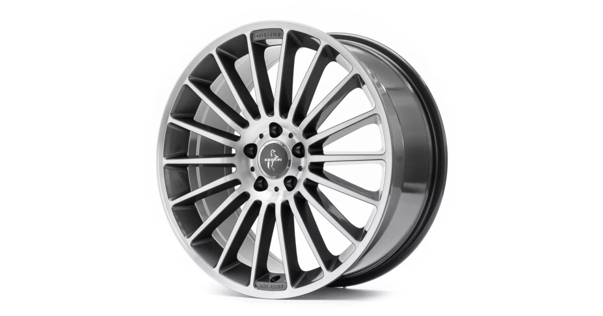 KESKIN KT15 Speed PALLADIUM FRONT POLISH 8x18 5/112 ET30 Alésage 66,6