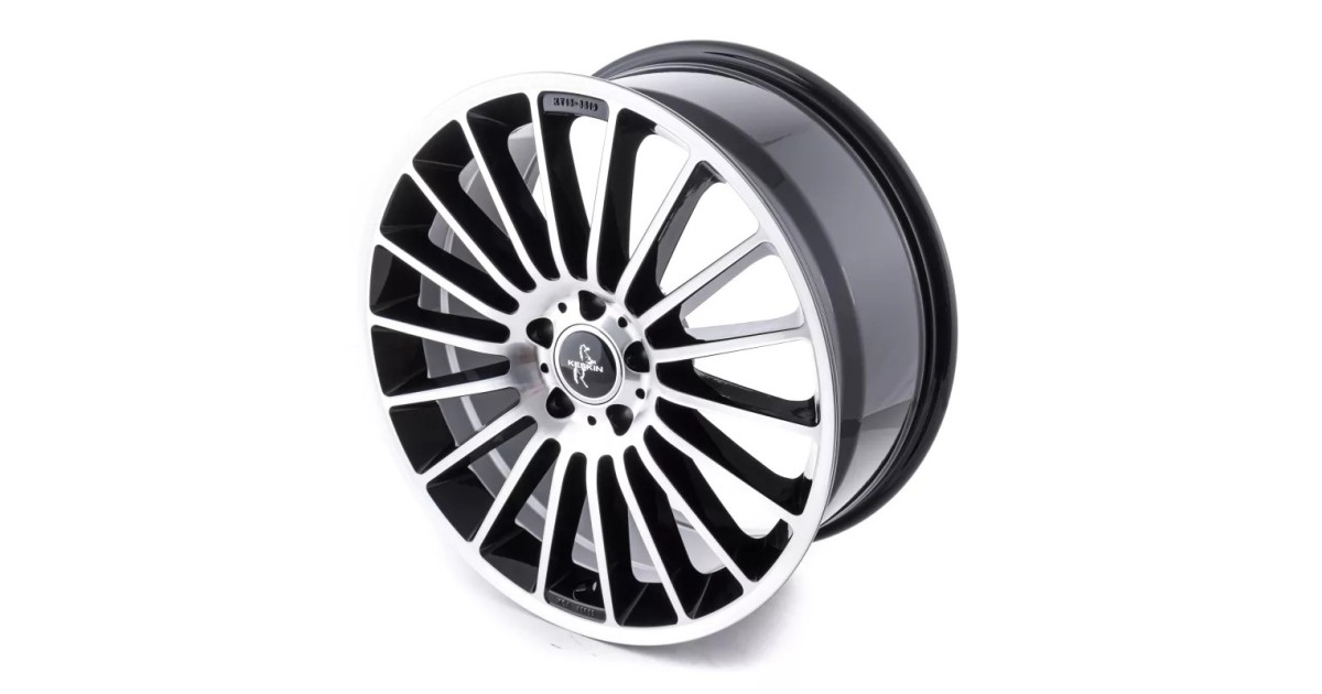 KESKIN KT15 Speed BLACK FRONT POLISH 8x18 5/112 ET30 Alésage 66,6