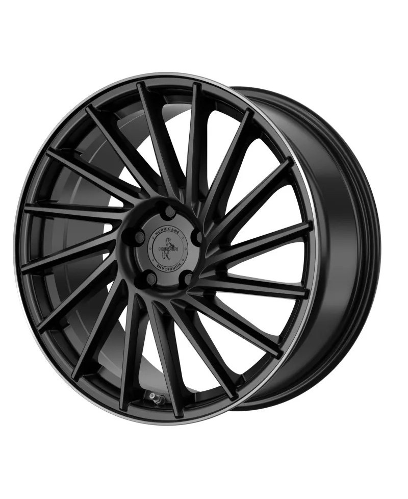 KESKIN KT17 Hurricane MATT BLACK LIP POLISH 8x18 5/112 ET45 Alésage 72,6