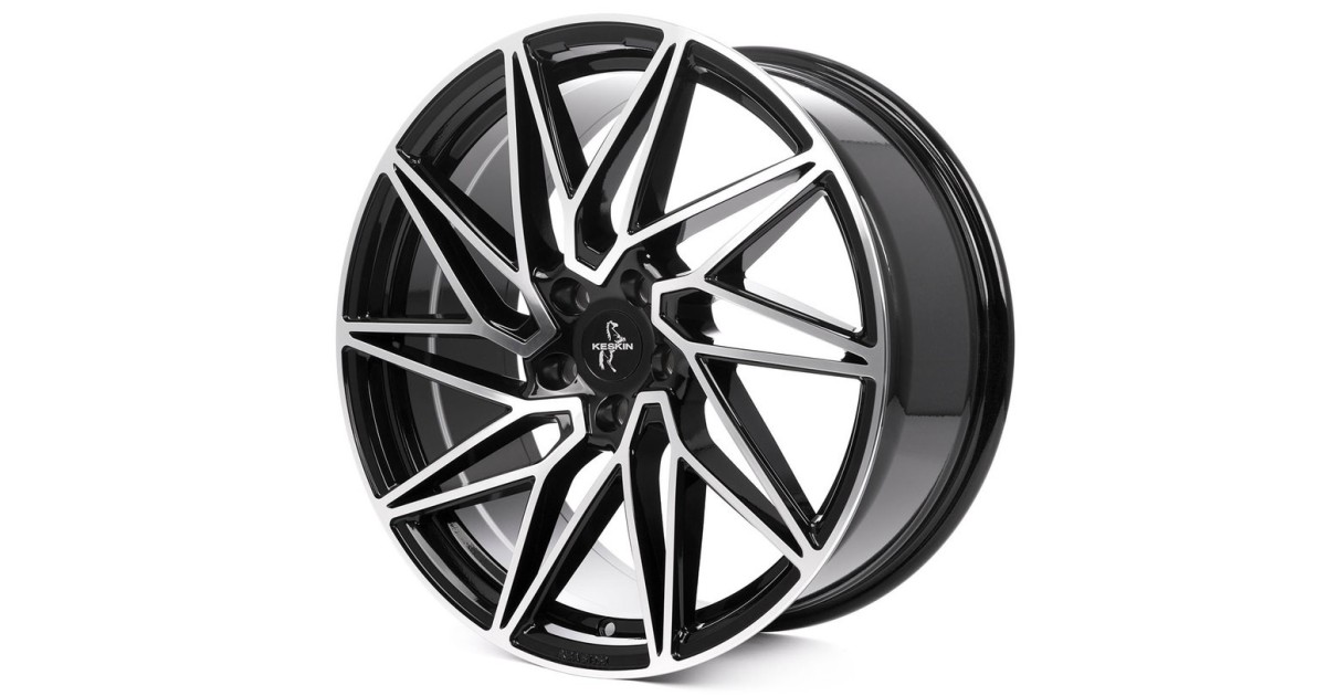 KESKIN KT20 Future BLACK FRONT POLISH  8x18 5/120 ET35 Alésage 72,6