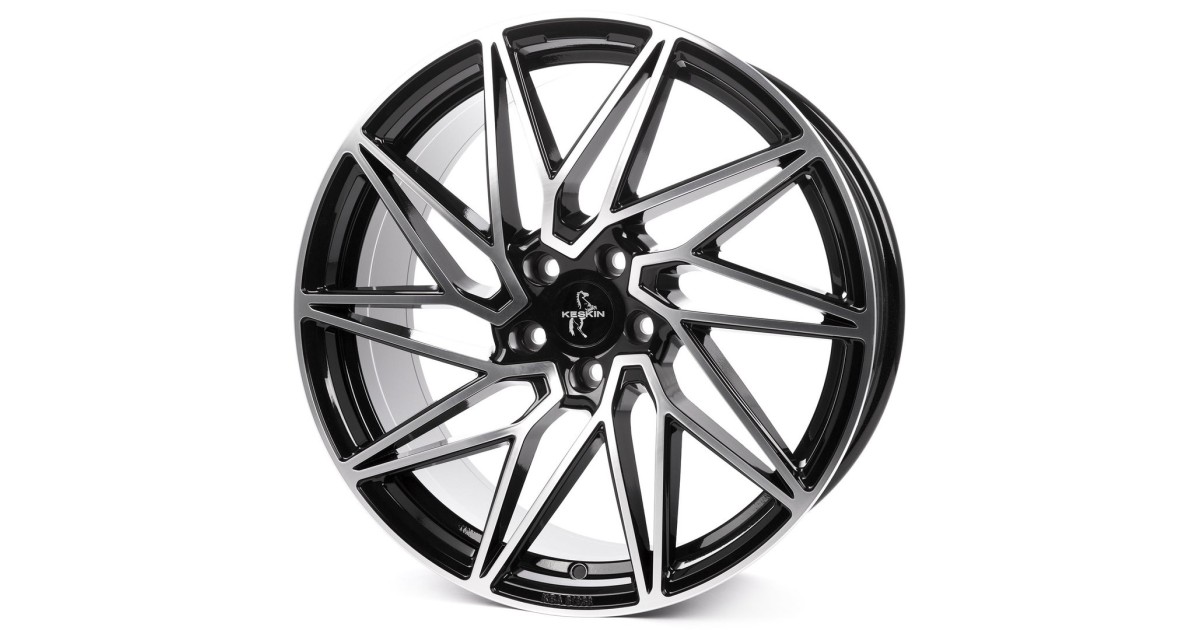 KESKIN KT20 Future BLACK FRONT POLISH  8,5x19 5/114,3 ET40 Alésage 72.6