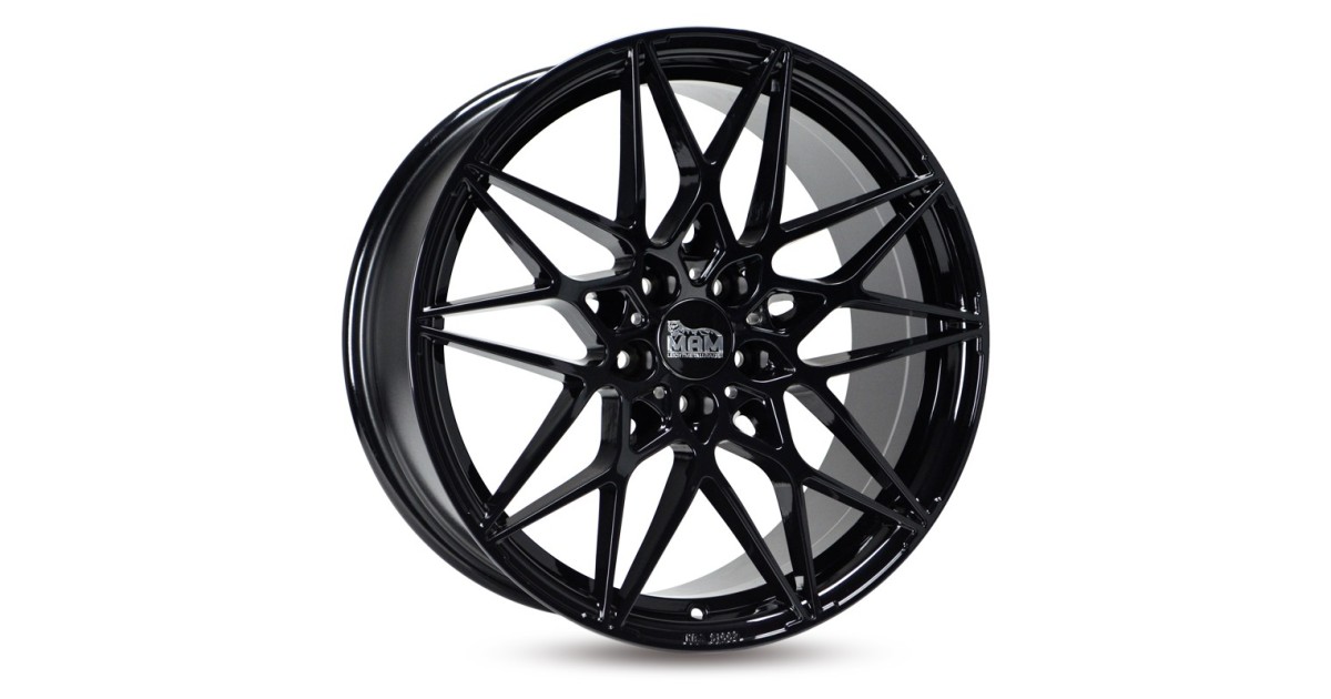 MAM B2 BLACK PAINTED 8,5x19 5/120 ET35 Alésage 72,6