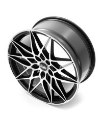 MAM B2 BLACK FRONT POLISH 8,5x20 5/120 ET35 Alésage 72,6