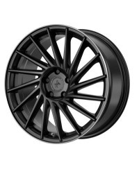KESKIN KT17 Hurricane MATT BLACK LIP POLISH 8,5x19 5/112 ET30 Alésage 72,6