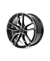 KESKIN KT21 Elegance BLACK FRONT POLISH 8,5x19 5/112 ET45 Alésage 66,6