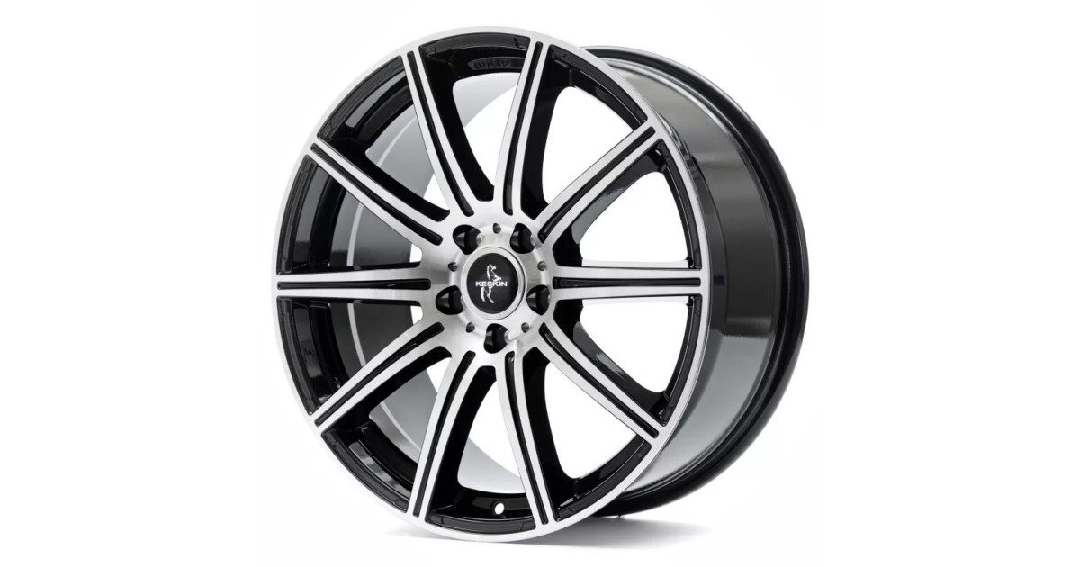 KESKIN KT16 Dynamic black front polish 8x18 5/ 112 ET45 , Alésage 66,6