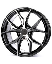 KESKIN KT19 Angel BLACK FRONT POLISH 8x18 5/112 ET45 Alésage 72,6