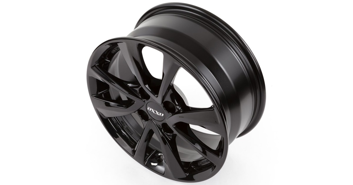 Jante Alu  OXXO OBERON 4 BLACK (OX07) 7x17 4x108 ET20 , Alésage 65.1