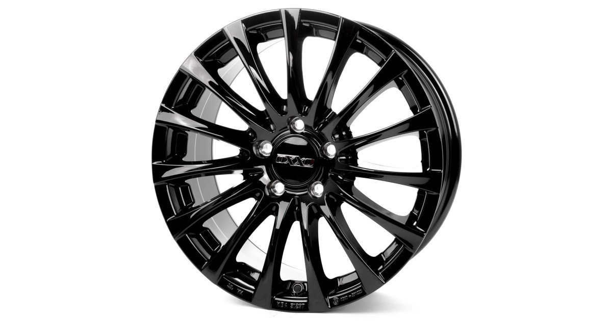 Jante Alu OXXO ELAN BLACK (OX14) 6,5x16 5x112 ET44 , Alésage 66.6